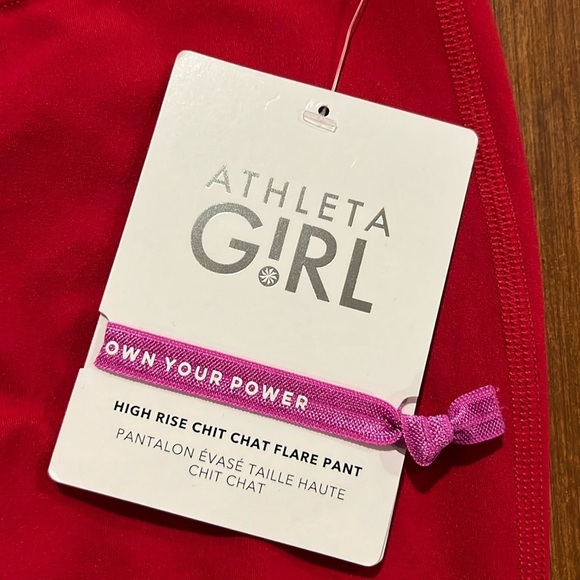 NWT Athleta Girl High Rise Chit Chat Flare Pant size XL/14. - Picture 4 of 6